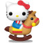 Фигурка Funko POP! Premium Hello Kitty Hello Kitty on Rocking Horse - 91724
