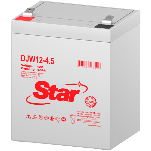 Аккумуляторная батарея STAR DJW12-4.5