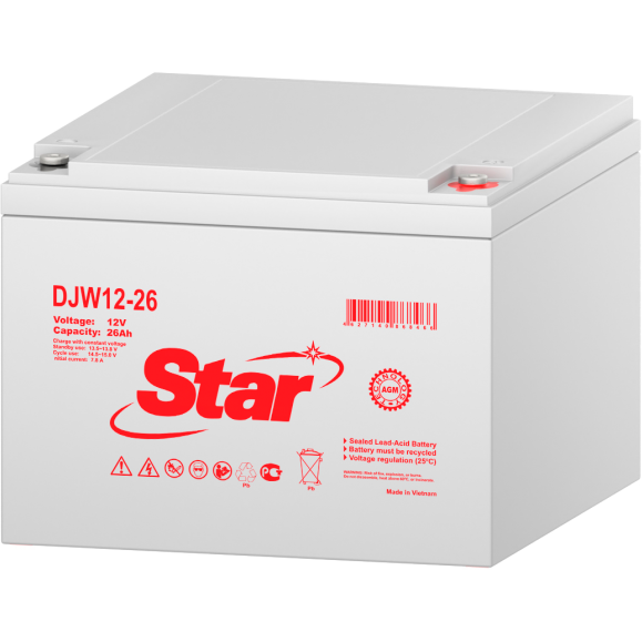 Аккумуляторная батарея STAR DJW12-26