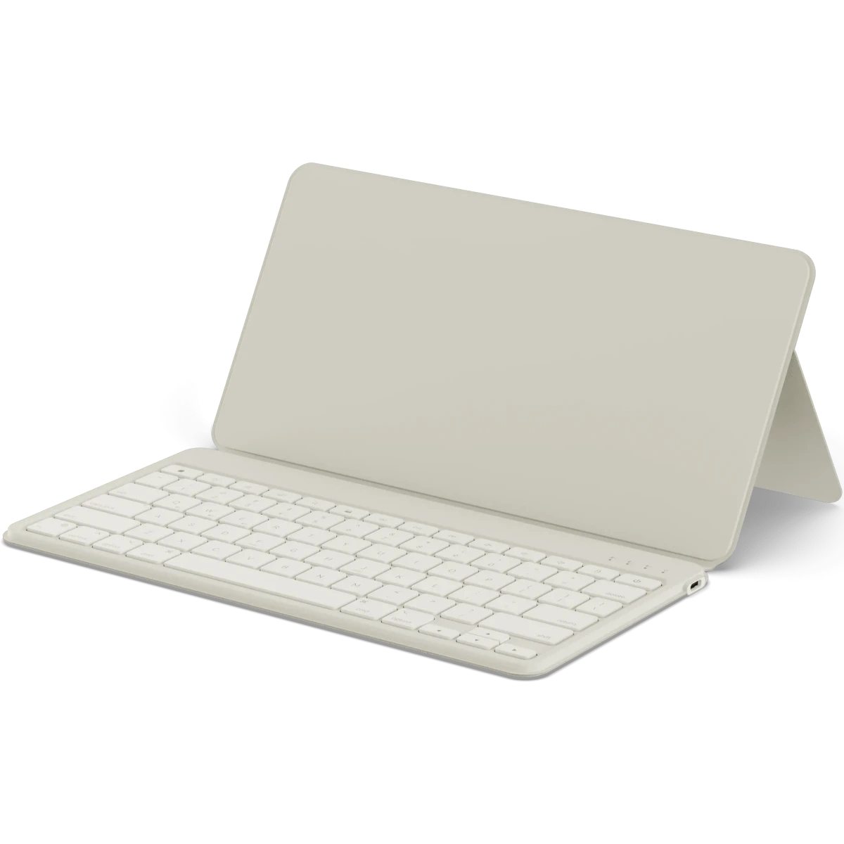 Клавиатура Satechi OntheGo Bluetooth Keyboard with Stand Sand - ST-KOTGW-RU - фото 2