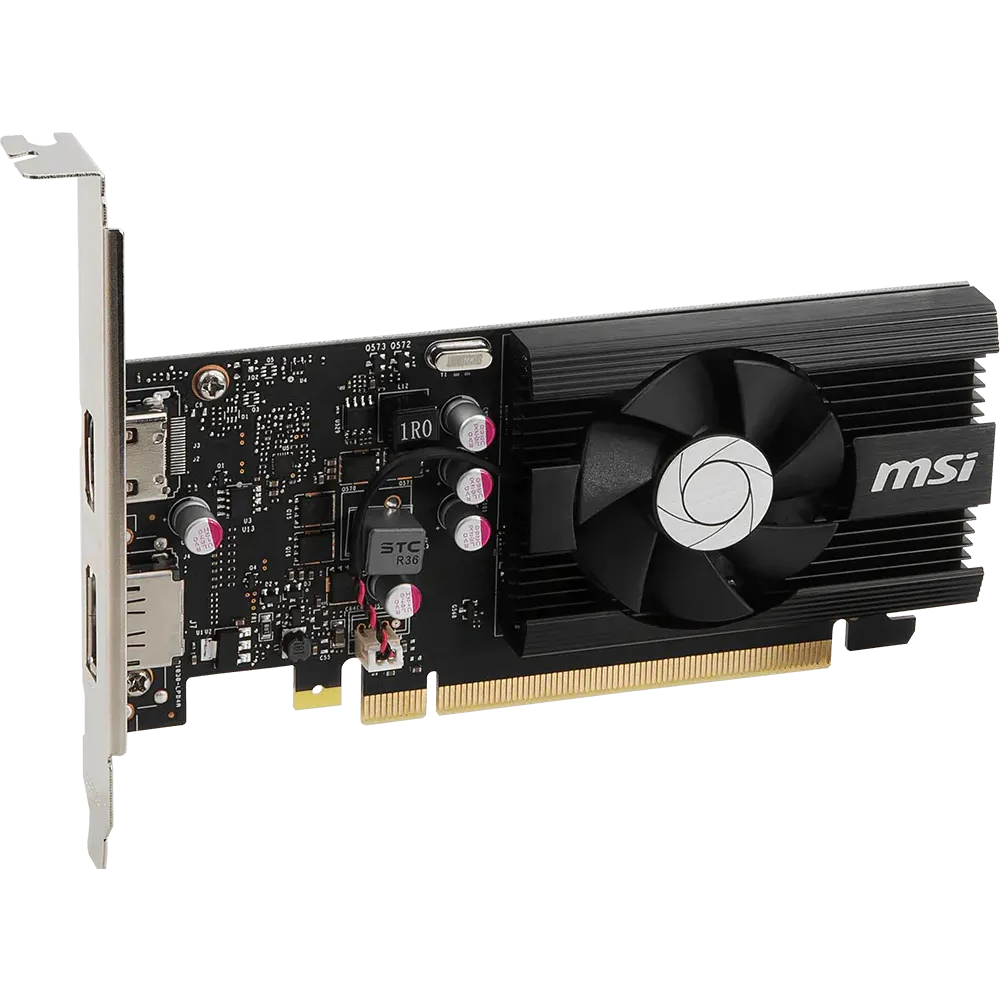 Видеокарта NVIDIA GeForce GT 1030 MSI OC 4GB (GT 1030 4GD4 LP OC) - фото 3