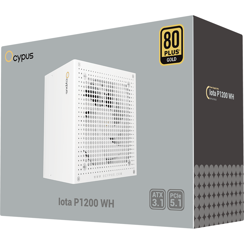 Блок питания 1200W Ocypus Iota P1200 White - Iota P1200 WH - фото 9