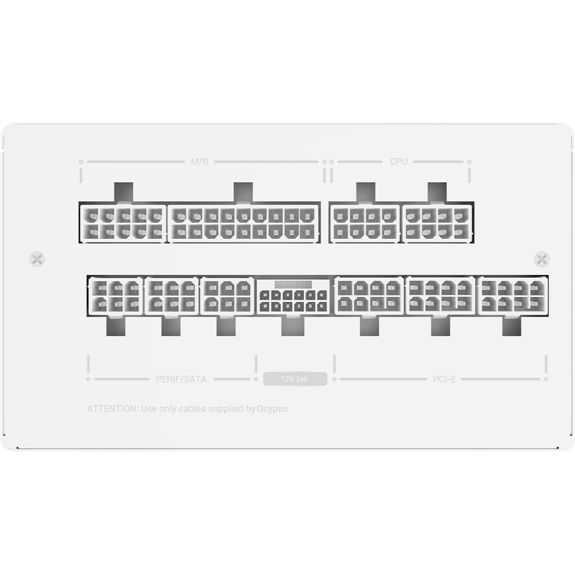 Блок питания 1000W Ocypus Iota P1000 White - Iota P1000 WH - фото 5