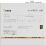 Блок питания 850W Ocypus Iota P850 White (Iota P850 WH)
