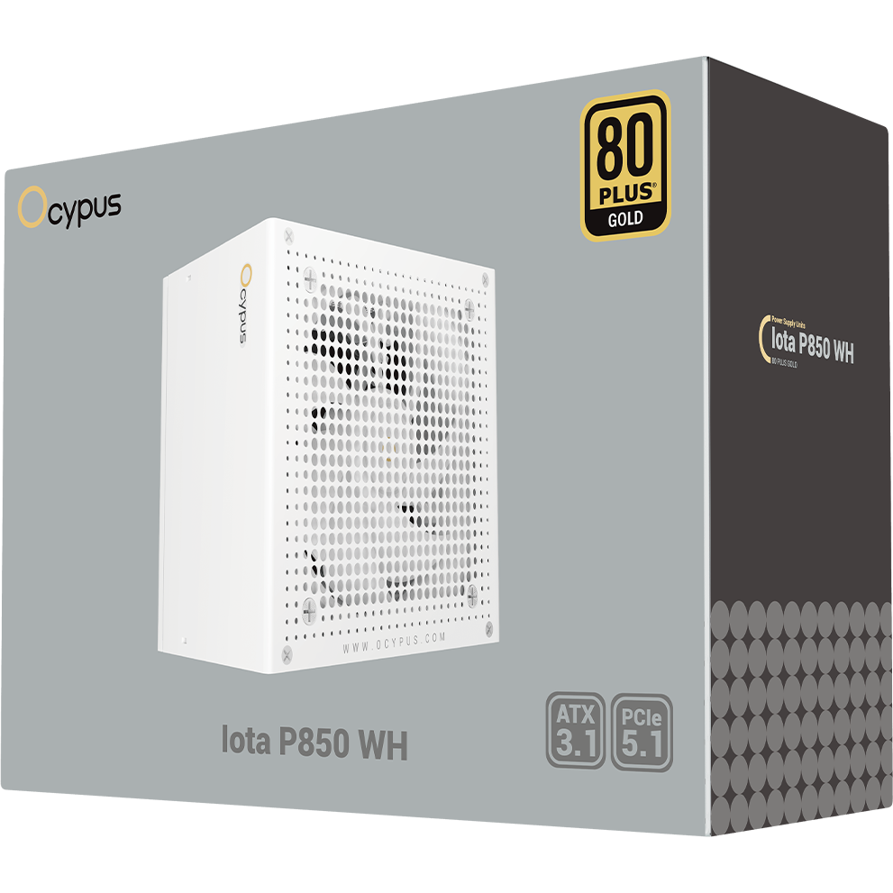 Блок питания 850W Ocypus Iota P850 White - Iota P850 WH - фото 9