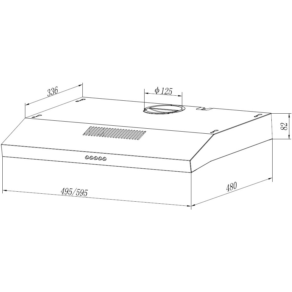 Вытяжка Elikor ECO ONE 60 BK - 298169 - фото 9