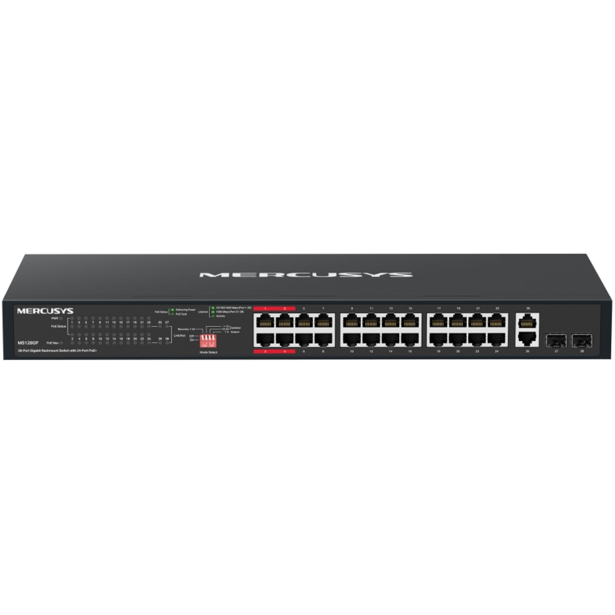 Коммутатор (свитч) Mercusys MS128GP