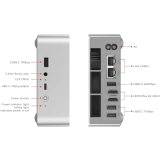 Мини ПК Beelink EQi13 Pro Frost Silver (13500H/32GB/500GB/NoOS) (EQi13Pro/13500H/32GB/500GB/NoOS)