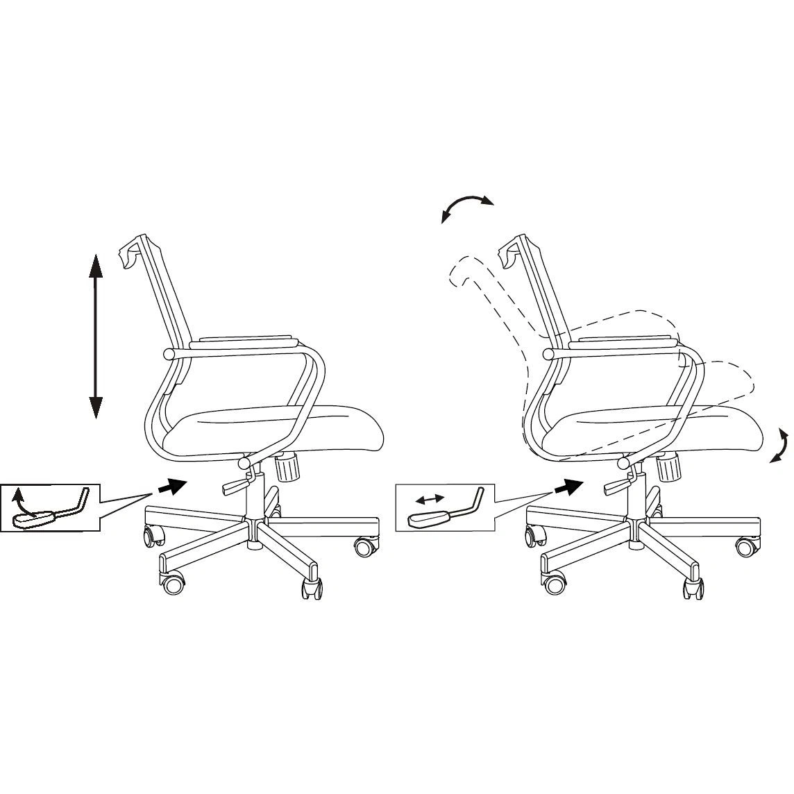 Офисное кресло Бюрократ Balance-Low PU Black - CH BALANCE-LOW B-PU - фото 11