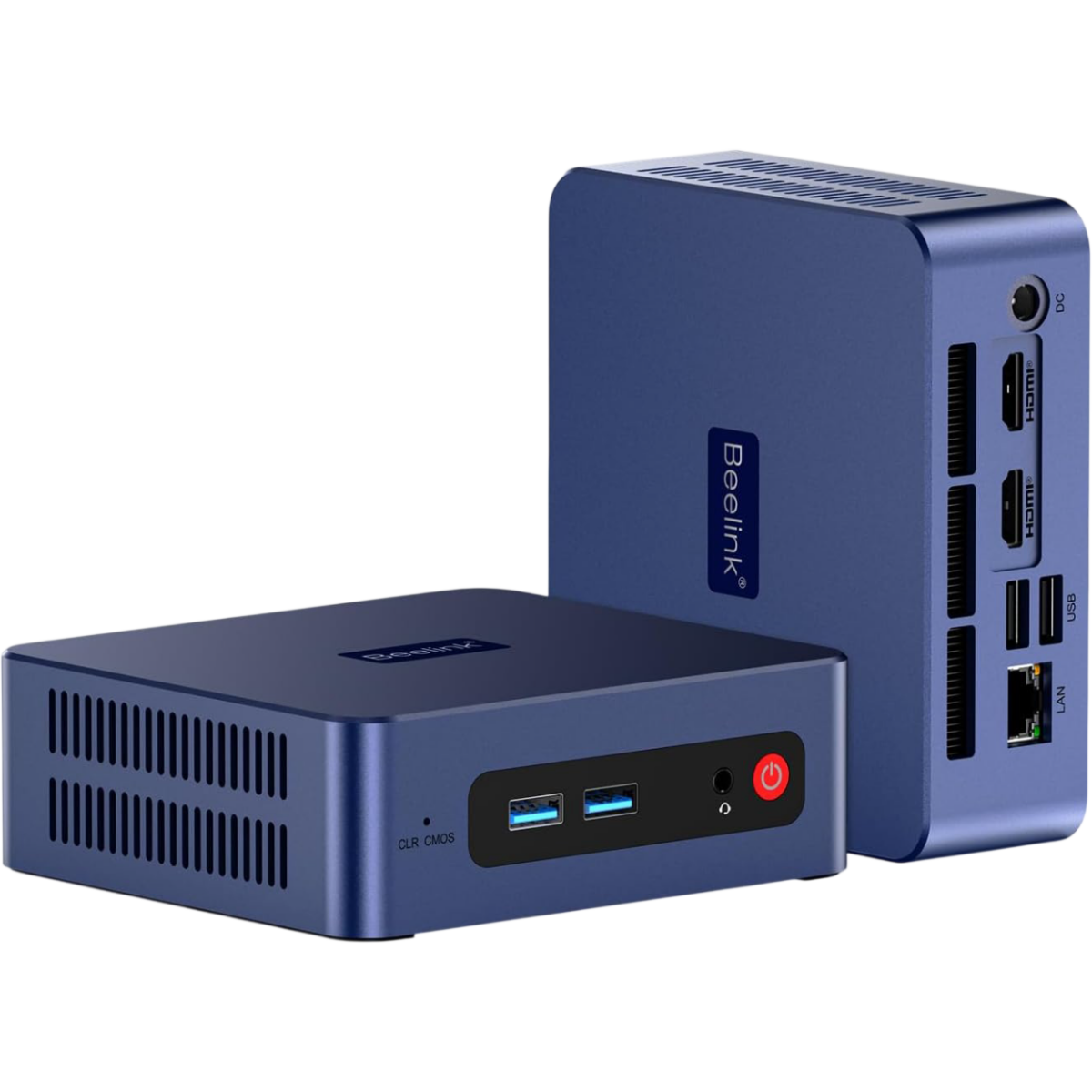 Мини ПК Beelink SER3 Navy Blue (3200U/16G/500G/NoOS) - SER3/3200U/16G/500G/NoOS