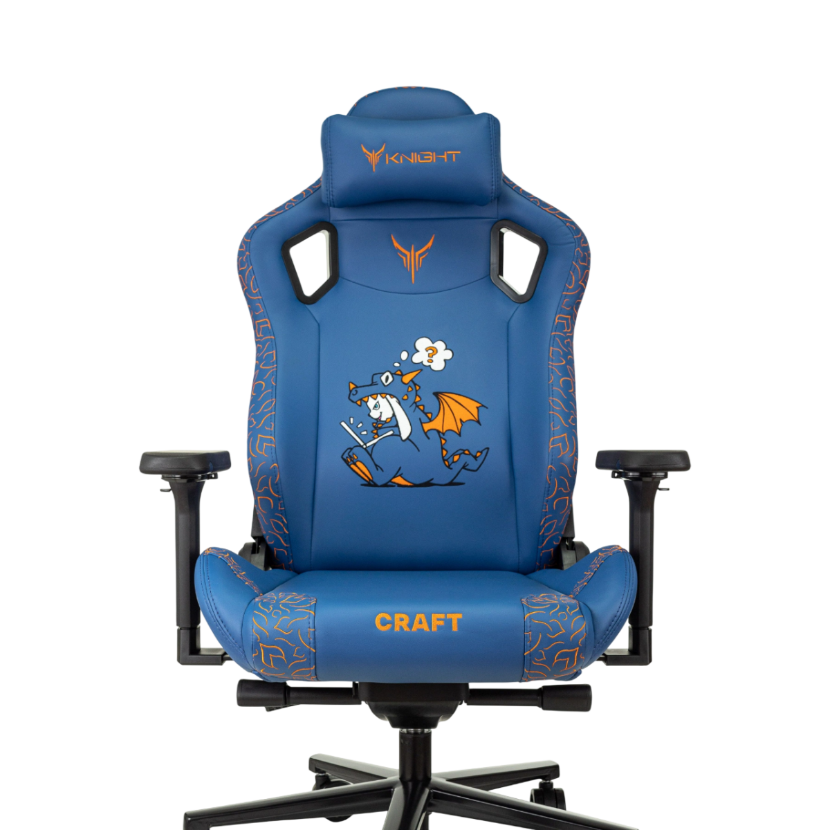 Игровое кресло Бюрократ Knight Craft Dragon Blue - KNIGHT CRFT DRAGON B - фото 2