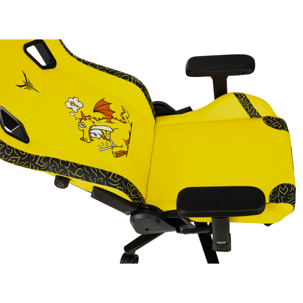Игровое кресло Бюрократ Knight Craft Dragon Yellow - KNIGHT CRFT DRAGON Y - фото 8