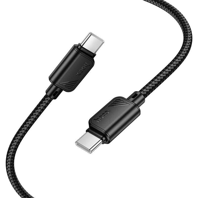 Кабель USB Type-C - USB Type-C, 1м, HOCO X113 Black