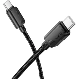 Кабель USB Type-C - USB Type-C, 1м, HOCO X113 Black (HC-46208)