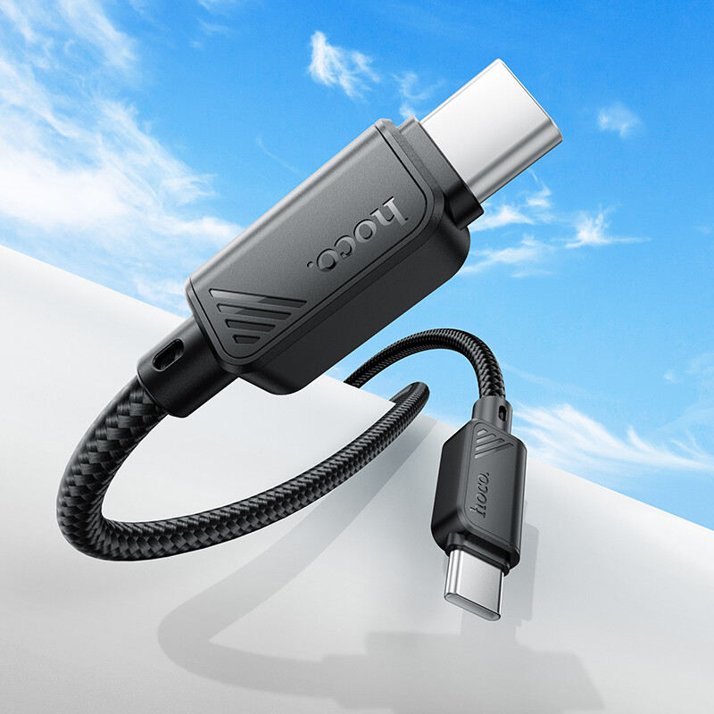 Кабель USB Type-C - USB Type-C, 1м, HOCO X113 Black - HC-46208 - фото 3