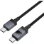 Кабель USB Type-C - USB Type-C, 1м, HOCO X118 Black - HC-55095 - фото 2