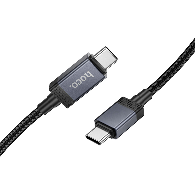 Кабель USB Type-C - USB Type-C, 1м, HOCO X118 Black - HC-55095 - фото 3