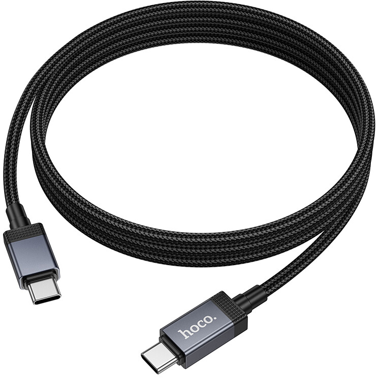 Кабель USB Type-C - USB Type-C, 1м, HOCO X118 Black - HC-55095 - фото 6