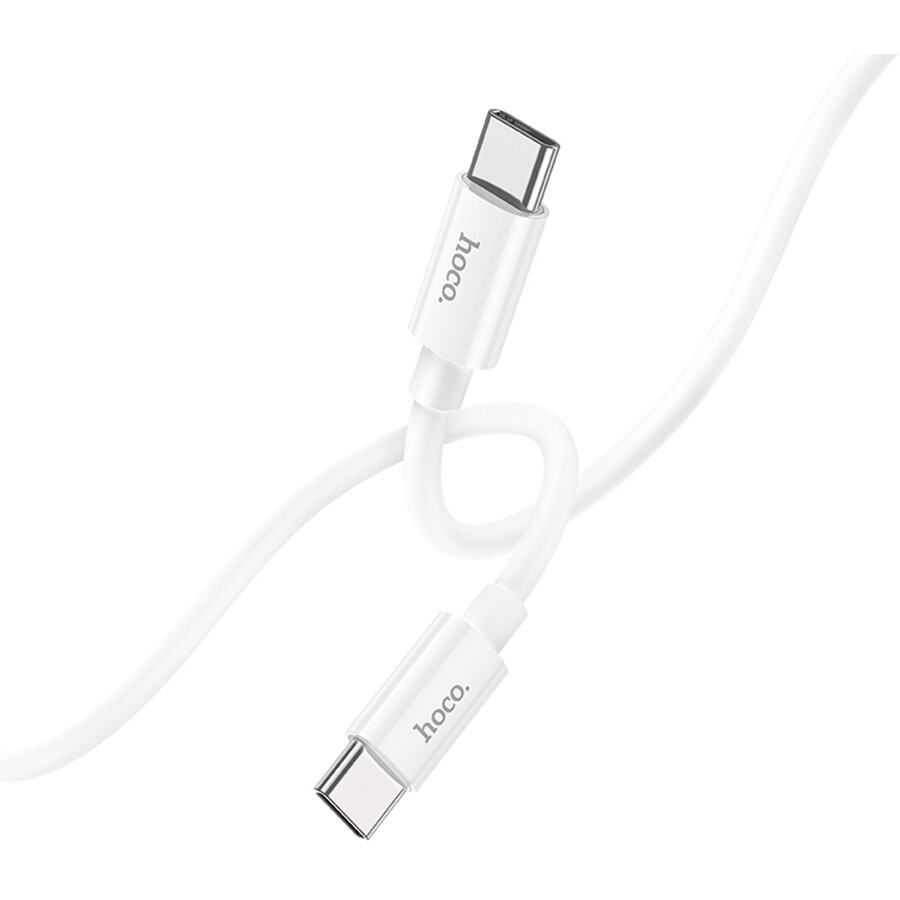 Кабель USB Type-C - USB Type-C, 1м, HOCO X87 White - HC-83264 - фото 3