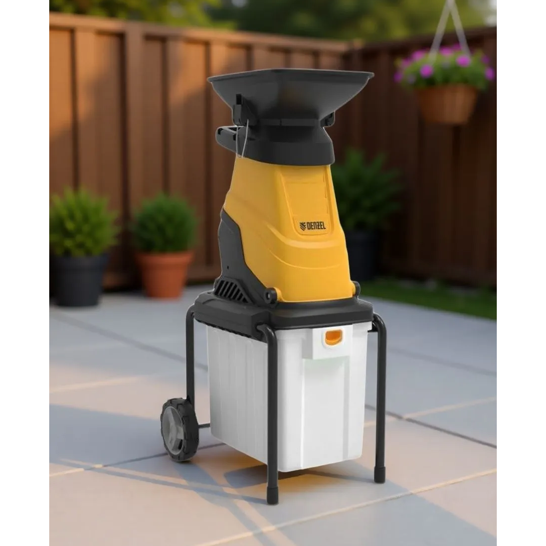 Измельчитель садового мусора Denzel ECS-3000 - 59716 - фото 4