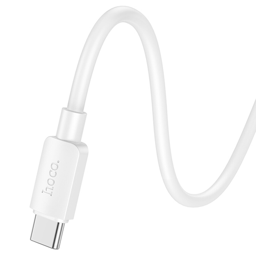Кабель USB Type-C - USB Type-C, 1м, HOCO X96 Hyper White - HC-99159 - фото 3