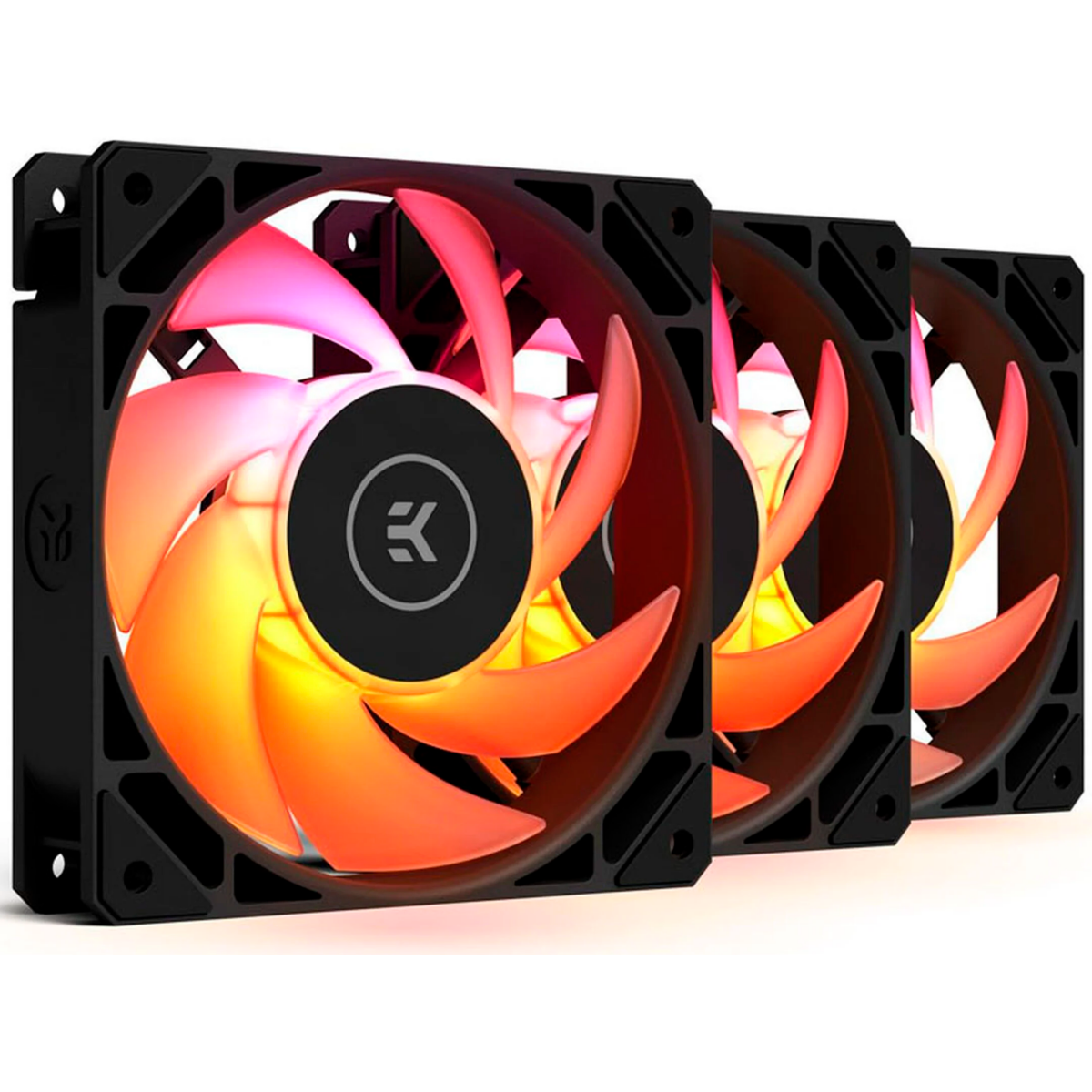 Вентилятор для корпуса EKWB EK-Loop Fan FPT 120 3-Pack D-RGB - Black (3 шт.) - 3831109908365