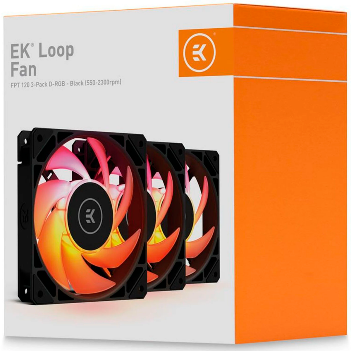 Вентилятор для корпуса EKWB EK-Loop Fan FPT 120 3-Pack D-RGB - Black (3 шт.) - 3831109908365 - фото 4