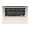 Ноутбук Apple MacBook Air 15 Starlight (M5, 2026) (MDVE4) - MDVE4(LL,HN,ZA,B,X,ZP)/A - фото 2