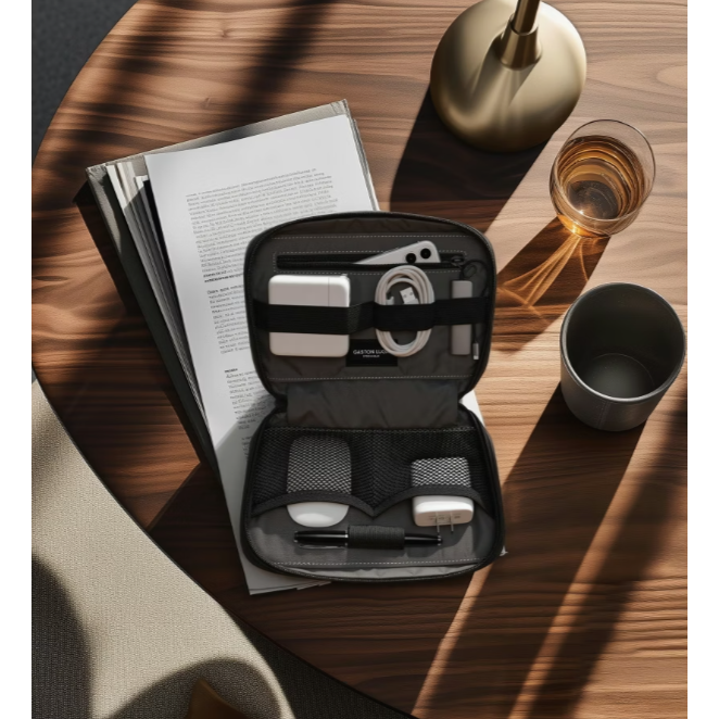 Футляр для аксессуаров Gaston Luga Dash Tech Organizer Beige - DSTOGTP - фото 4