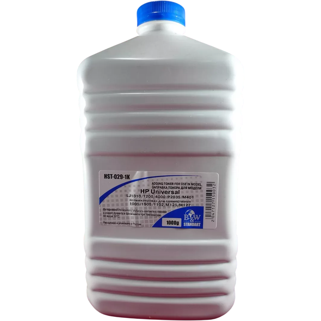 Тонер Black&White HST-029-1K Black