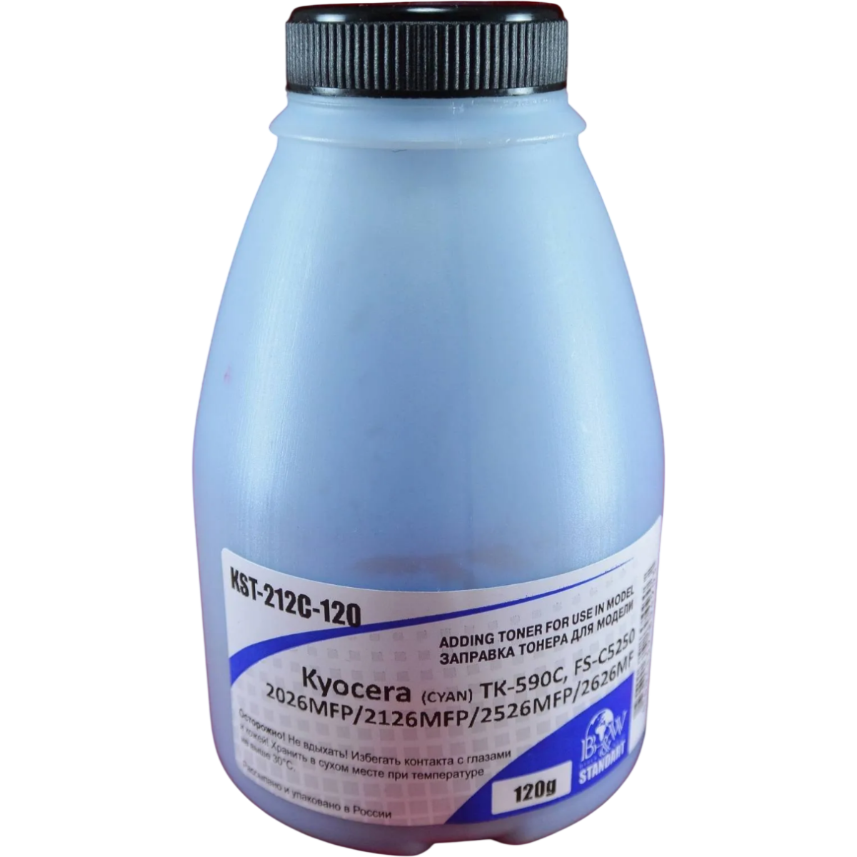 Тонер Black&White KST-212C-120 Cyan