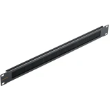 Панель-заглушка NIKOMAX NMC-OK-BRSH-1U-BK