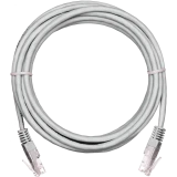 Патч-корд NETLAN EC-PC4UD55B-BC-PVC-003-GY-10, 0.3м, 10 шт.