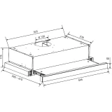 Вытяжка Weissgauff TEL 600 2M Touch White Glass (438283)
