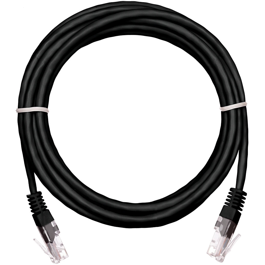 Патч-корд NETLAN EC-PC4UD55B-BC-PVC-015-BK-10, 1.5м, 10 шт.