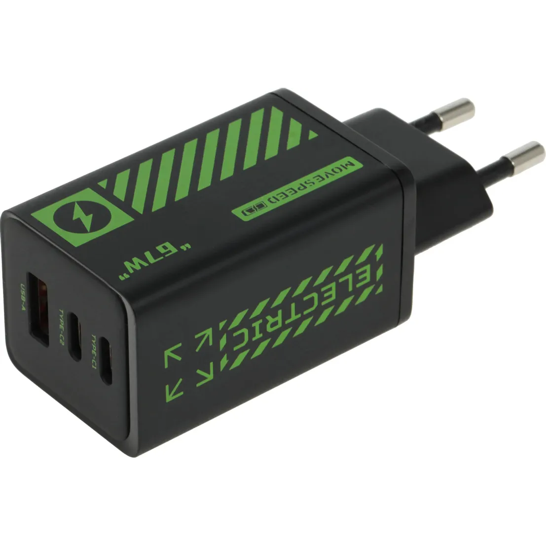 Сетевое зарядное устройство Move Speed AC67 Black
