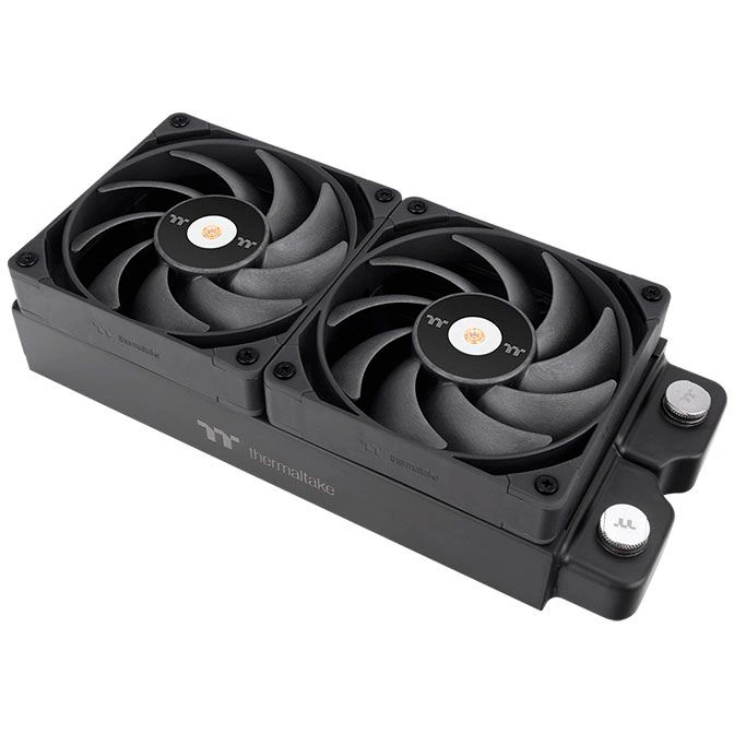 Вентилятор для корпуса Thermaltake Toughfan 14 Pro High Static Pressure PC Cooling Fan Black (2 шт.) - CL-F160-PL14BL-A - фото 5