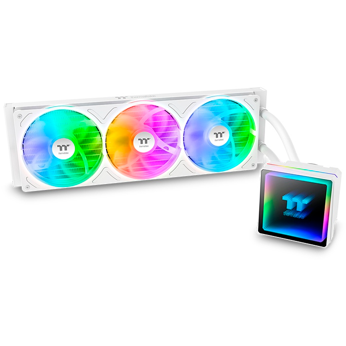 Система жидкостного охлаждения Thermaltake TH360 V3 ARGB Sync AIO Snow - CL-W468-PL12SW-A