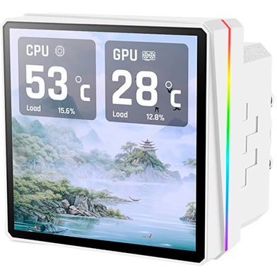 Система жидкостного охлаждения Thermaltake TH360 V3 Ultra ARGB Sync AIO Snow - CL-W476-PL12SW-A - фото 2