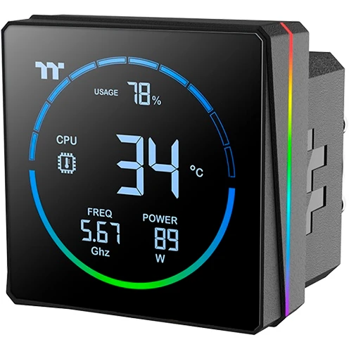 Система жидкостного охлаждения Thermaltake TH360-S V3 ARGB Sync AIO Black - CL-W470-PL12SW-A - фото 2