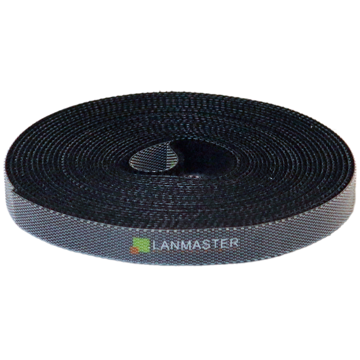 Лента-липучка Lanmaster LAN-VCS5M-BK