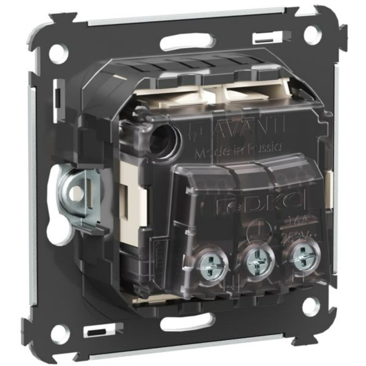 Электрическая розетка DKC Avanti 4405003 - фото 4