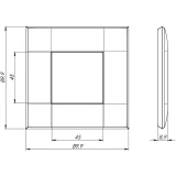 Рамка DKC Avanti 4400902