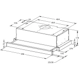 Вытяжка Weissgauff TEL 600 TC BL (436624)