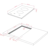 Газовая варочная панель Monsher MGG 34 Noir