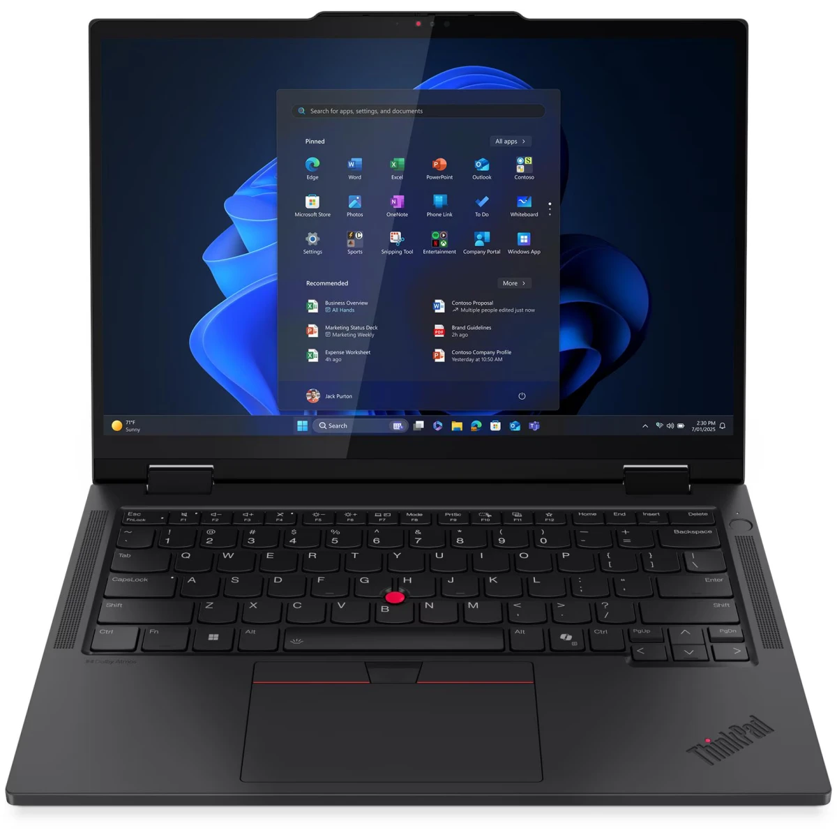 Ноутбук Lenovo ThinkPad T14s 2-in-1 (21R3000WUS) - фото 2