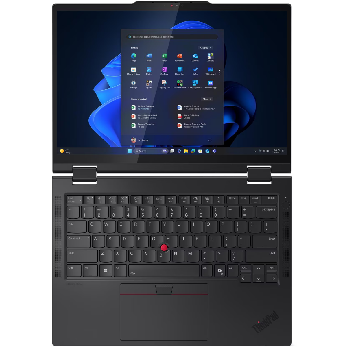 Ноутбук Lenovo ThinkPad T14s 2-in-1 (21R3000WUS) - фото 5