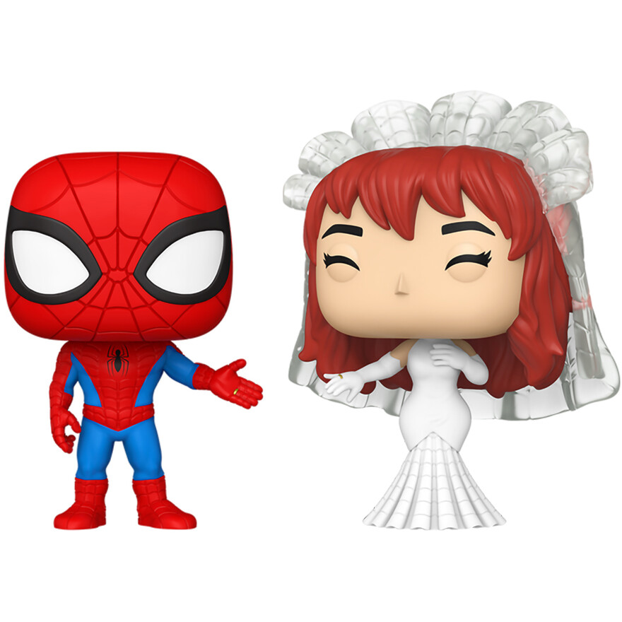Фигурка Funko POP! Bobble Marvel Superhero Couples Spider-Man and MJ - 90297
