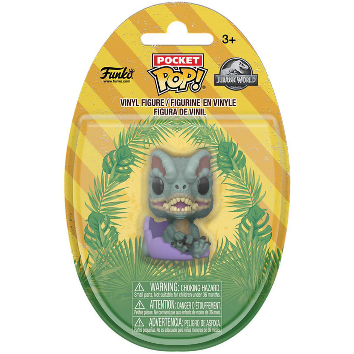 Фигурка Funko Pocket POP! Easter Egg Jurassic World Dilophosaurus - 89046 - фото 2