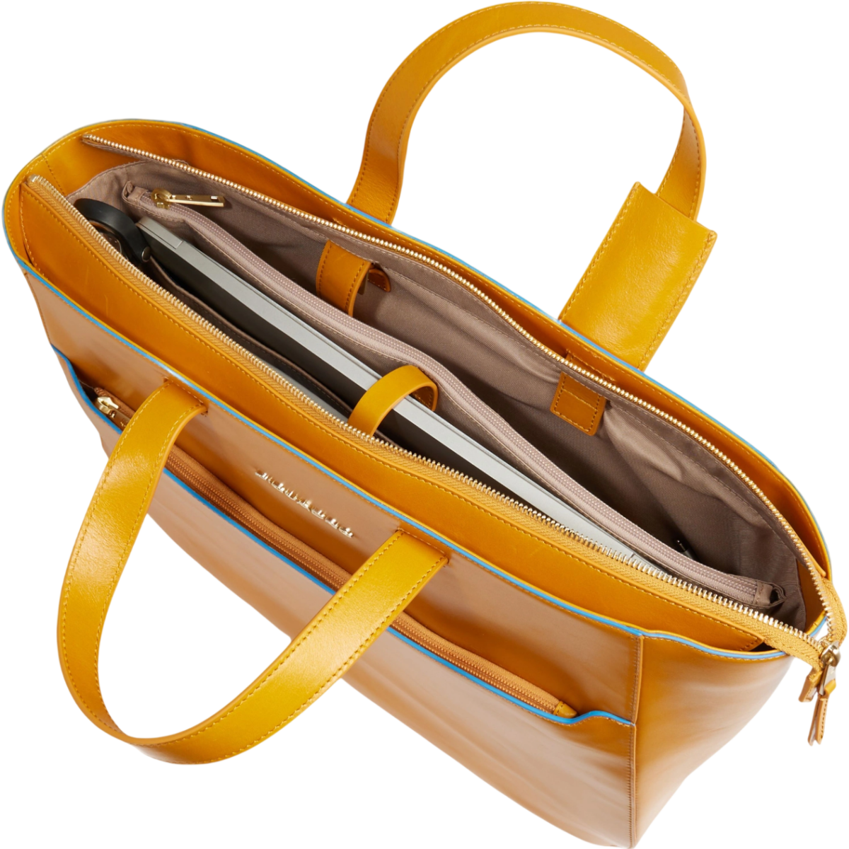 Сумка для ноутбука Piquadro Women's Laptop Bag for 15.6" Yellow (BD6680B2/G) - фото 3